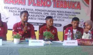 Pleno PPK Kecamatan Sulabesi Tengah Berjalan Lancar,  Prabowo Menang 2.150