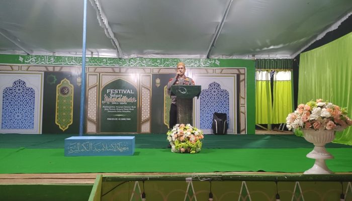 Kapolsek Mangoli Timur Sampaikan Pesan Kamtibmas di Acara Gebyar Ramadhan desa Jerre