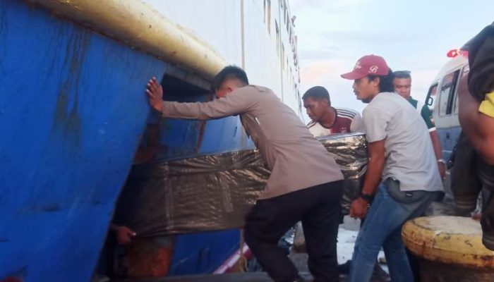 Satu Jenazah Warga Bitung Diberangkatkan dari Sula Menuju Manado