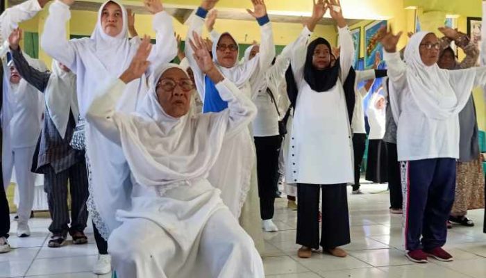 Tutup Manasik Haji Dengan Senam Haji Serentak Se Indonesia, 114 Calon Jamaah di Kepsul Sangat Bersemangat.