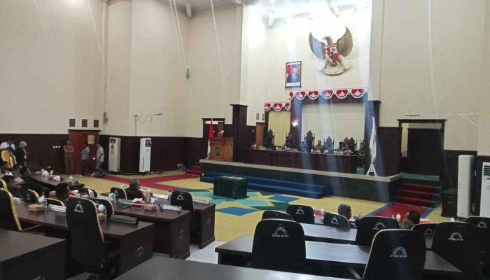 DPRD Gelar Paripurna Penyampaian Rekomendasi LKPJ  Bupati Tahun 2023