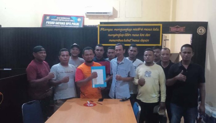 Menjaga Kamtibmas, Satintelkam Polres Kepsul Gelar Rapat dan Penandatangan Pemenuhan Komitmen Bersama Komunitas Sound system
