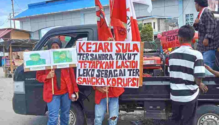 Datangi Kejaksaan Sula, GMNI Desak Jaksa Tersangkakan La Sidi Leko