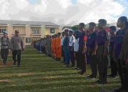Polres Kepsul Gladi Bersih Persiapan Upacara HUT Bhayangkara Besok