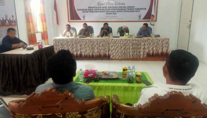 KPU Sula Nyatakan Ihsan-Darwis Tak Penuhi Syarat Dukungan