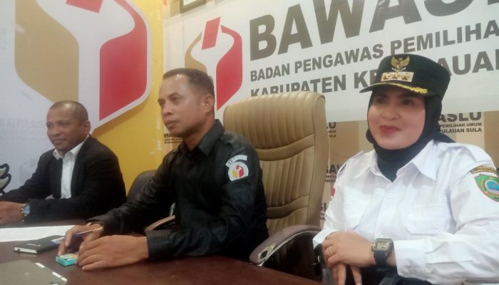 Jaga Netralitas ASN , Camat Mangoli Utara Koordinasi dengan Bawaslu