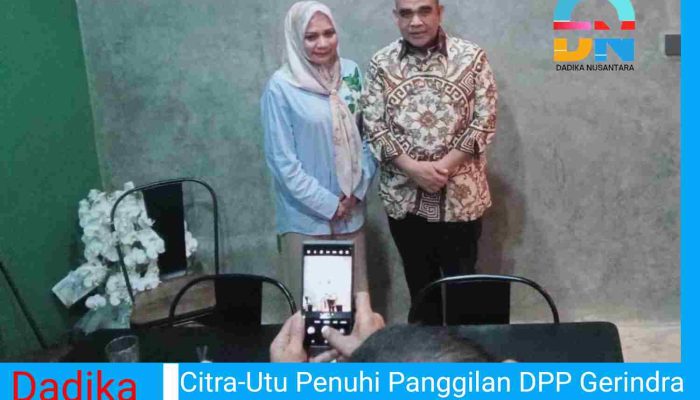 Citra-La Utu diundang DPP Gerindra Terima Rekomendasi