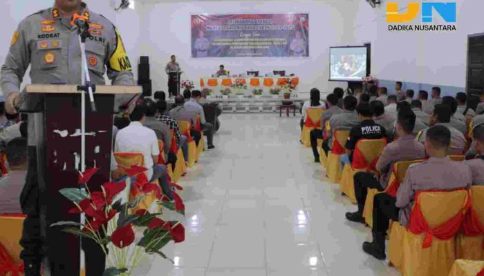 Gelar Latpraops Mantap Praja Kieraha 2024-2025, Polres Sula Siap Amankan Pilkada