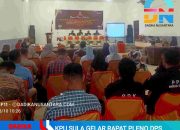 Pleno Terbuka, KPU Tetapkan Jumlah Pemilih Semetara di Sula