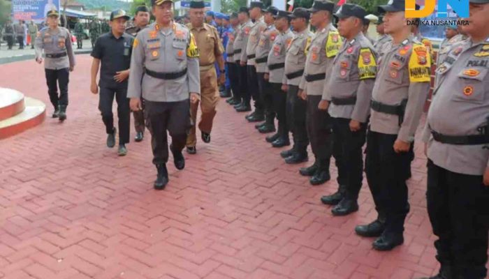 Apel Gelar Pasukan Operasi Mantap Praja Polres Libatkan Semua Elemen