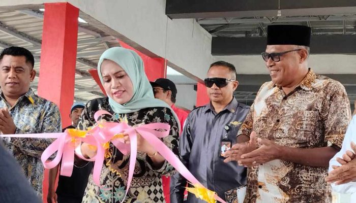 Bupati Kepsul Resmi Pasar Ikan Bersih