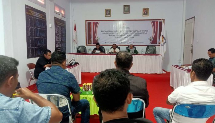 Penelitian Berkas Syarat Calon, KPU Tetapkan Hanya  Fifian yang Lengkap