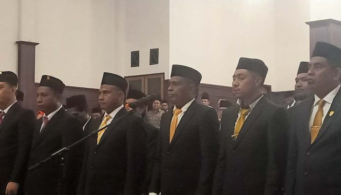 Ini Nama dan Partai 25 DPRD Sula Periode 2024-2029 yang Baru Dilantik