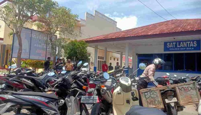 Dua Hari Lagi Operasi Zebra Usai, Satlantas Polres Sula Sudah Kandangkan 138 Kendaraan