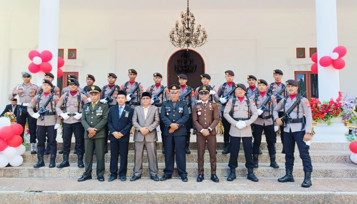 Peringatan Hari Pahlawan, Pemkab Sula Upacara Bersama Forkopimda di Isda