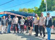 Awasi Pencoblosan, Kapolsek Sanana Gandeng Panwas Sambangi Semua TPS  di Sulabesi Tengah