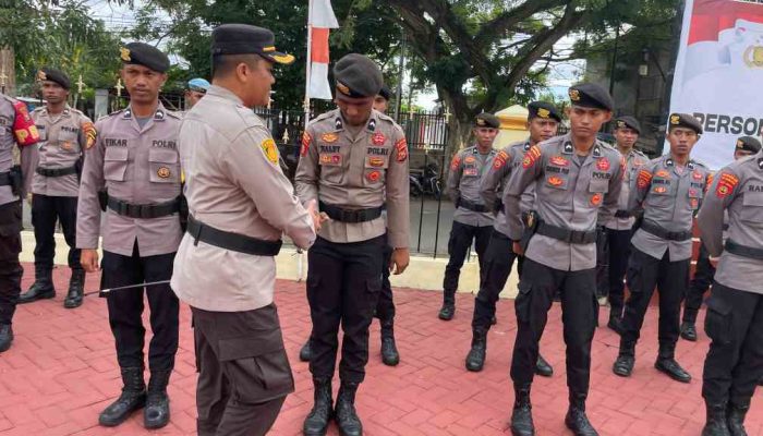 Lepas Personil BKO Polda Malut, Kapolres Sula Ucapkan Terimakasih