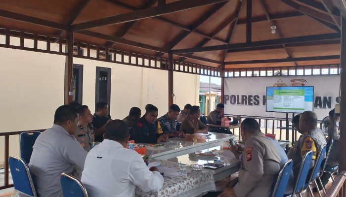 Bahas Pengamanan FTW, Polres Sula Gelar Rakor dengan Pihak Terkait