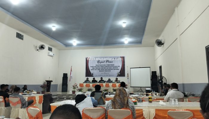 Pleno KPU Sula Usai, Ini Hasil Perolehan Suara Gubernur dan Bupati