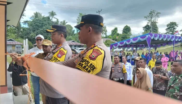Kapolres Sula Resmikan Rumdis di Polres dan Polsek Sulabesi Barat