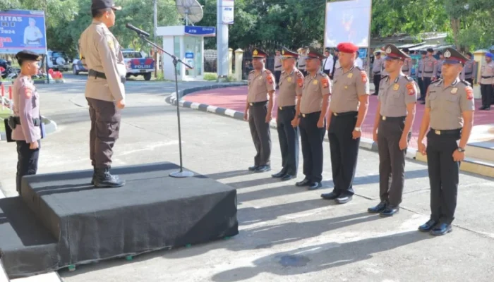 33 Anggota Polres Jemput Tahun Baru Dengan Pangkat Baru