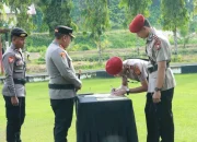 Kapolres Halteng Pimpin Sertijab Enam Perwira