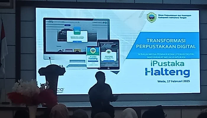 Melalui Dinas Terkait, Pemda Halteng Launching Aplikasi iPustaka