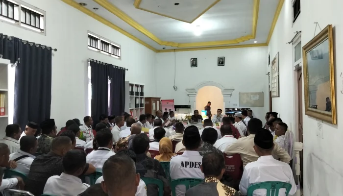 Inspektur Inspektorat Sula Evaluasi 78 Kades di Sula