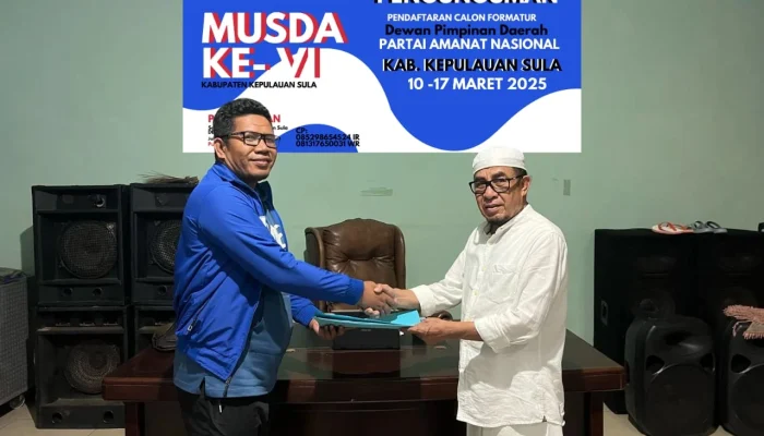 Musda ke-VI DPD PAN Kepulauan Sula Siap Digelar