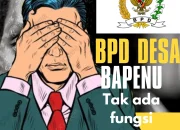 Hilang Fungsi, BPD Desa Bapenu Dinilai Gagal Total