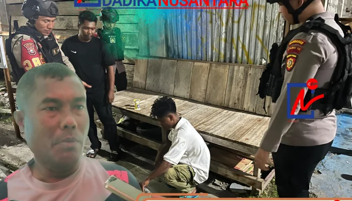 Tim Patroli Wansosa Polres Sula Amankan Remaja Yang Asik Pesta Miras
