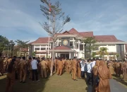 Bupati Halteng Pimpin Apel Perdana Pasca IdulFitri, Ikram : Akan Ada Evaluasi Jabatan