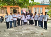 Bersama Tim MonEv, Staf Ahli Bupati dan Kadisdikbud Halteng monitor UAS