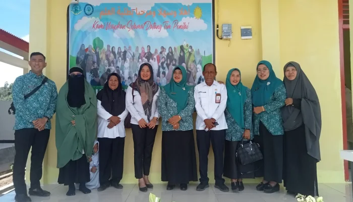 Wakil Ketua TP-PKK Halteng Wakili Bunda Paud Gelar MonEv di TK-PAUD