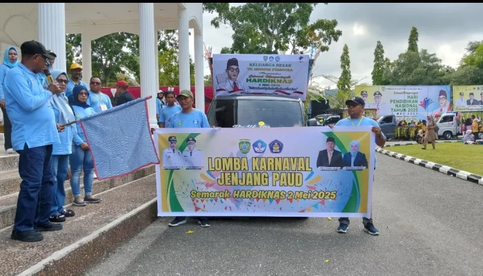 Wabup Lepas Peserta Lomba Carnaval Tingkat TK-PAUD