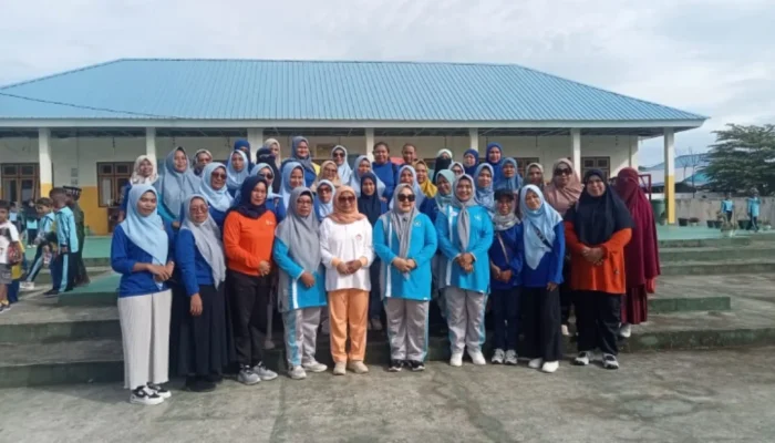 Dispendikbud Halteng Gelar Senam Sehat TK Bersama Bunda Paud