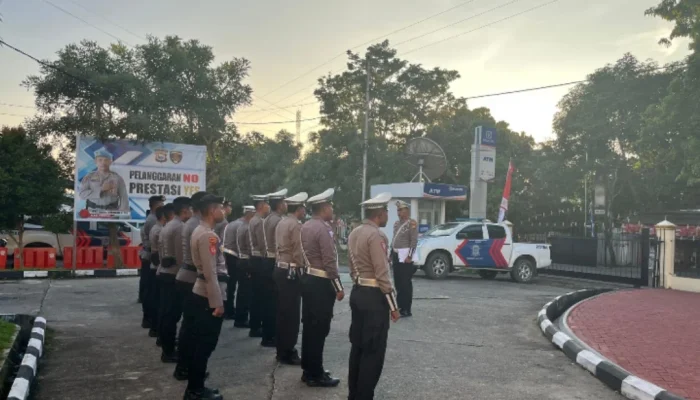 Demi Kelancaran HUT Kabupaten Kepulauan Sula, Satlantas Polres Sula  Rekayasa Lalulintas di Beberapa Titik
