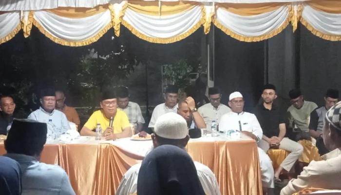 Tiba di Banimo, Bupati dan Wabup Halteng Gelar Pertemuan Dengan Guru se-Kecamatan Patani Barat