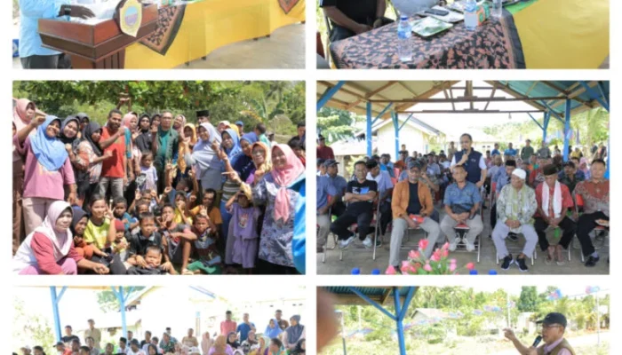 Kunjungi Desa Santosa, IMS-ADIL Janji Realisasi Pembangunan dan Beasiswa