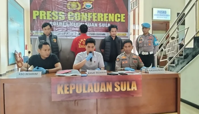 Gelar Press Release, Polres Kepsul Ungkap Kasus Pencurian