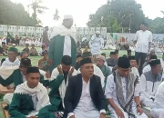 Bupati dan Wabup Halteng Sholat Idul Adha di Banemo Patani Barat