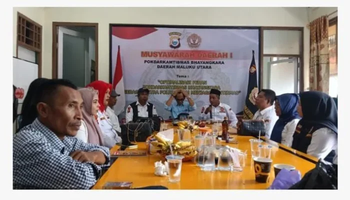 Pokdarkamtibmas Malut Gelar Rapat Penetapan Pengurus Periode 2025–2030