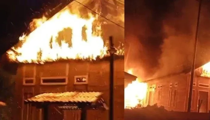 Polres Sula Lambat Tangani Kasus Kebakaran Rumah Milik Kades Wailoba