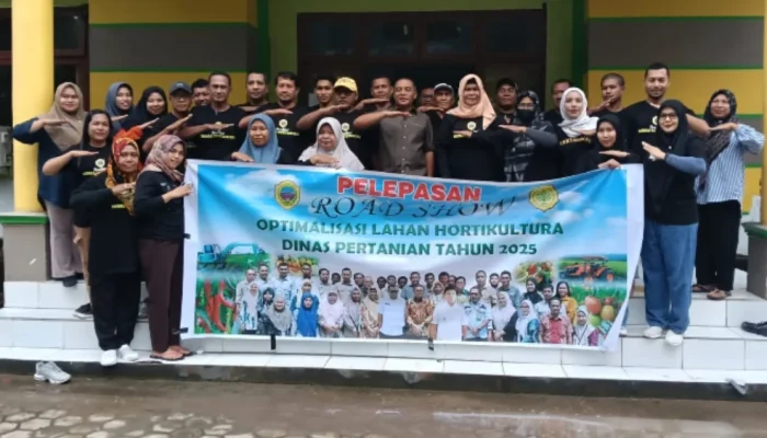 Genjot Produktivitas Pangan, Wabup Halteng Lepas Road Show Hortikultura 2025