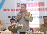Bersama Sat Polairud, Kapolres Sula Sosialisasi Jaga Laut Sula-Mangoli