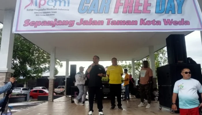 Bersama IPEMI, Wabup Halteng Buka Kegiatan Car Free Day