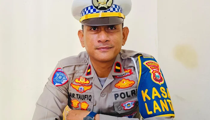 Sat Lantas Polres Sula Gelar Rekayasa Lalulintas Untuk Kelancaran Upacara HUT RI ke 80