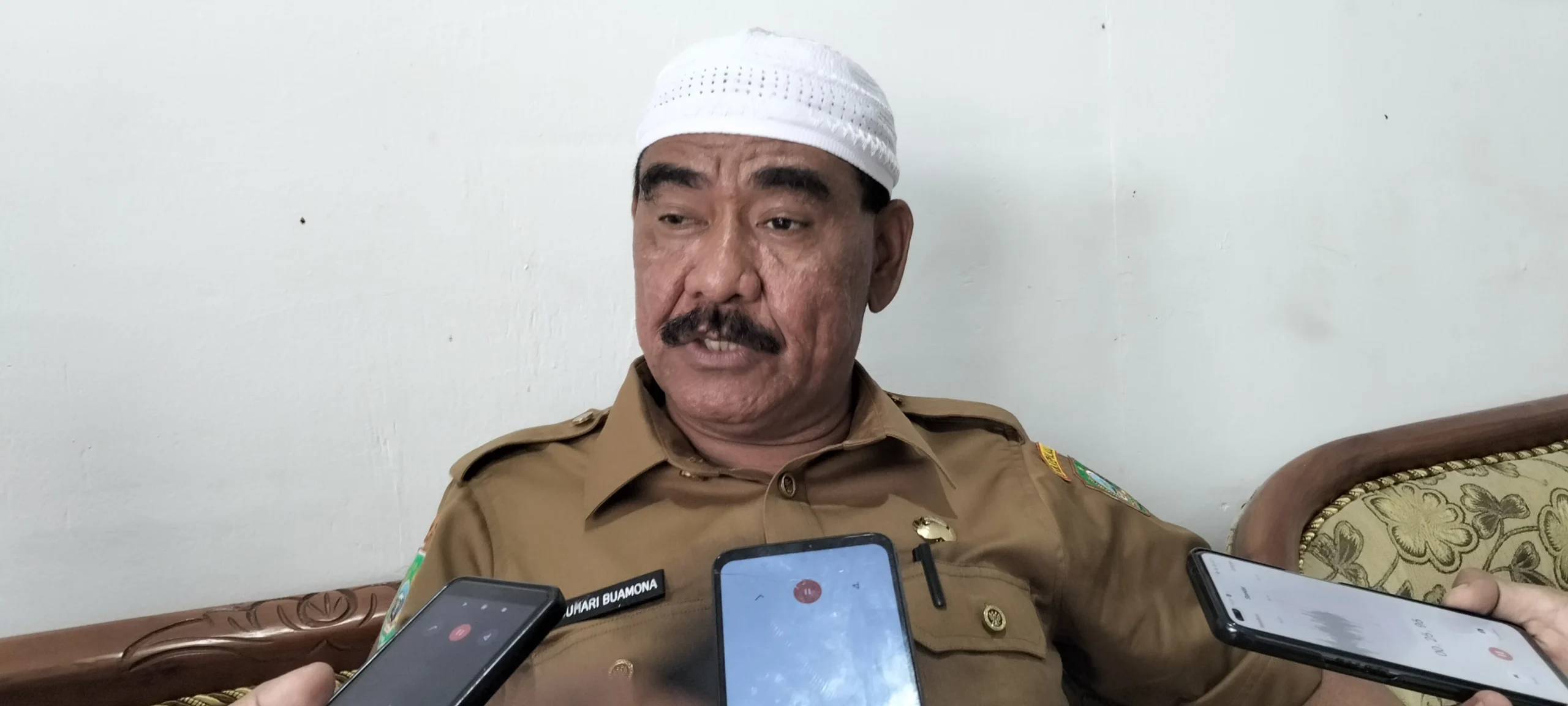 Buhari Buamona Kepala Laksana Badan Penanggulangan Bencana Daerah Sula 