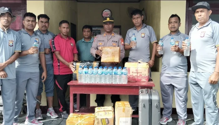 Sat Polairud Sula Bongkar Modus Baru Selundup  Miras, 141 Botol Diamankan.