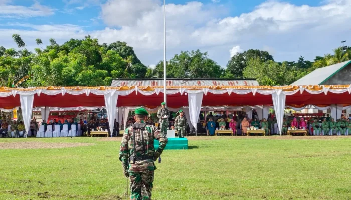 Kodim 1510 Sula Sukses Gelar Upacara Peringatan HUT TNI Yang ke 80